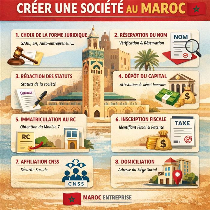 créer une société au Maroc : pourquoi choisir ce pays africain