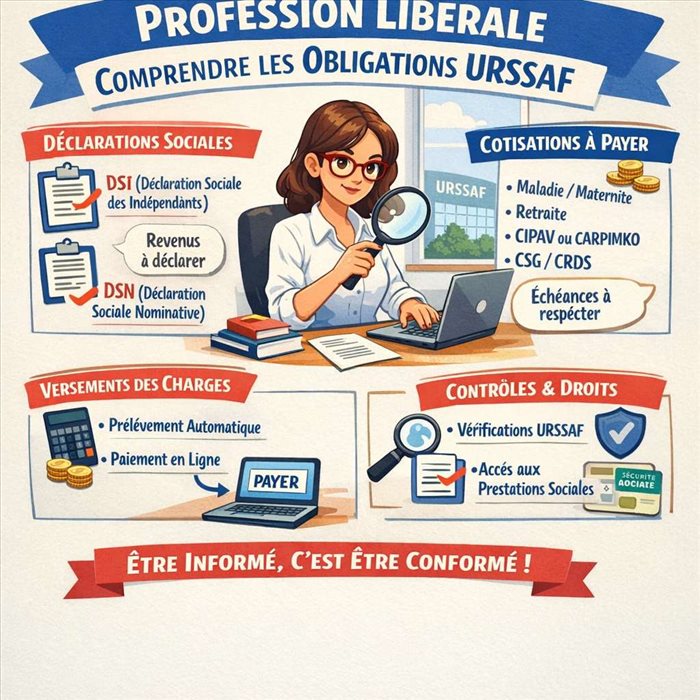 Profession libérale : comprendre les obligations URSSAF