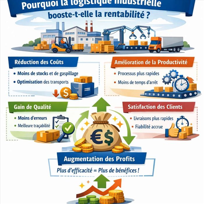 Pourquoi la logistique industrielle booste-t-elle la rentabilité ?