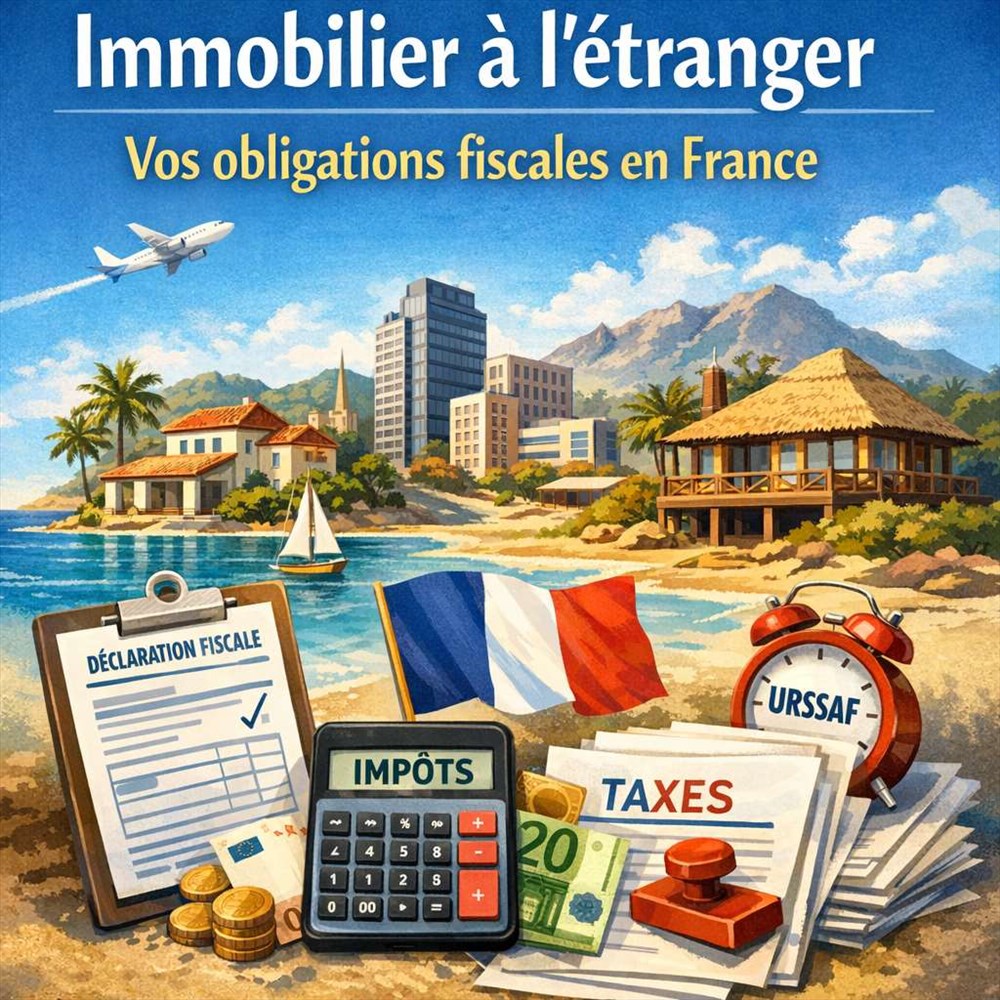 Immobilier à l'étranger : vos obligations fiscales en France