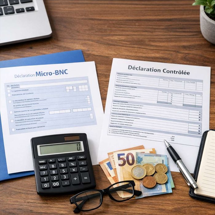 Micro-BNC ou déclaration contrôlée : quel régime choisir ?