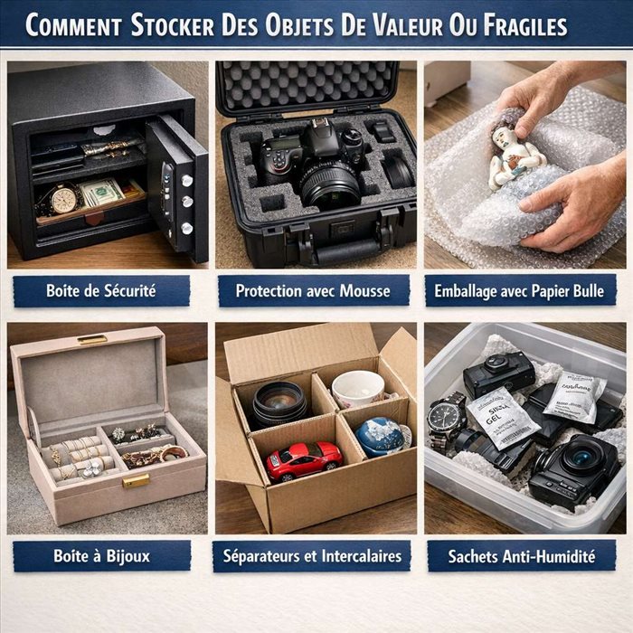 Comment stocker des objets fragiles sans les abîmer ?