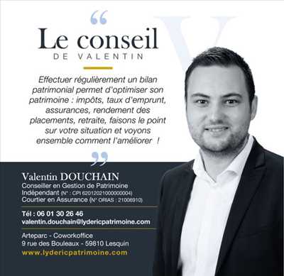 Photo conseiller en gestion de patrimoine n°114 à Cherbourg par LYDERIC PATRIMOINE