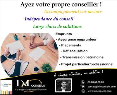 conseiller en gestion de patrimoine avec DM CONSEILS